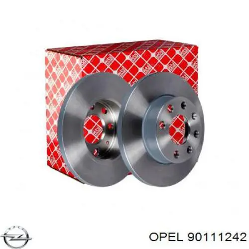 Гальмівні диски передні 90111242 Opel