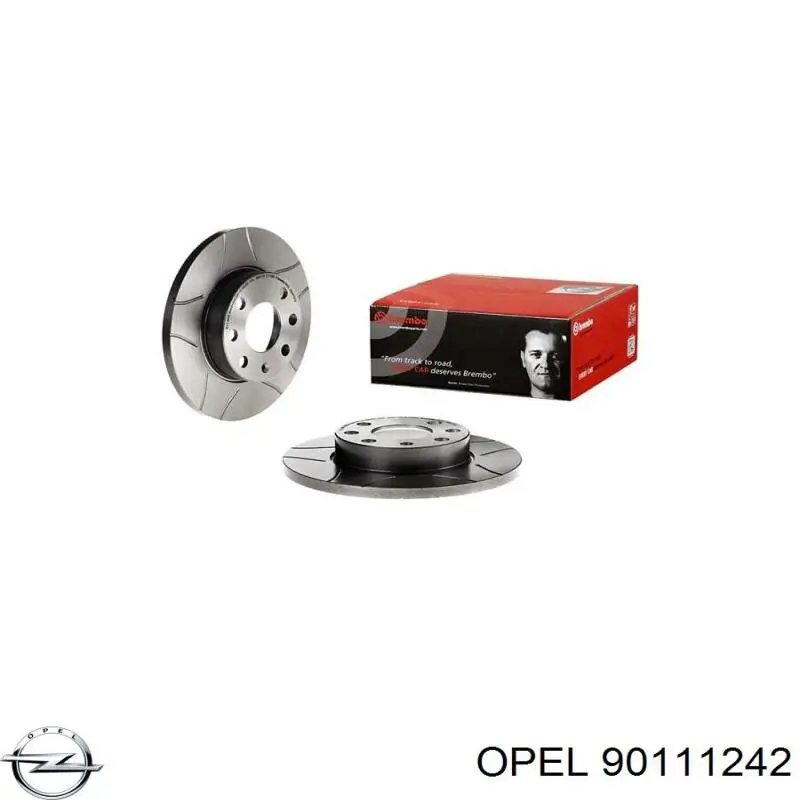Диск переднього гальма Opel 90111242 ціна, від 21.43 USD