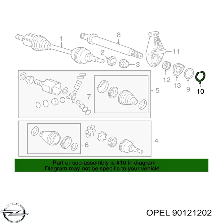  90121202 Opel