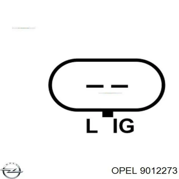 9012273 Opel реле-регулятор генератора, (реле зарядки)