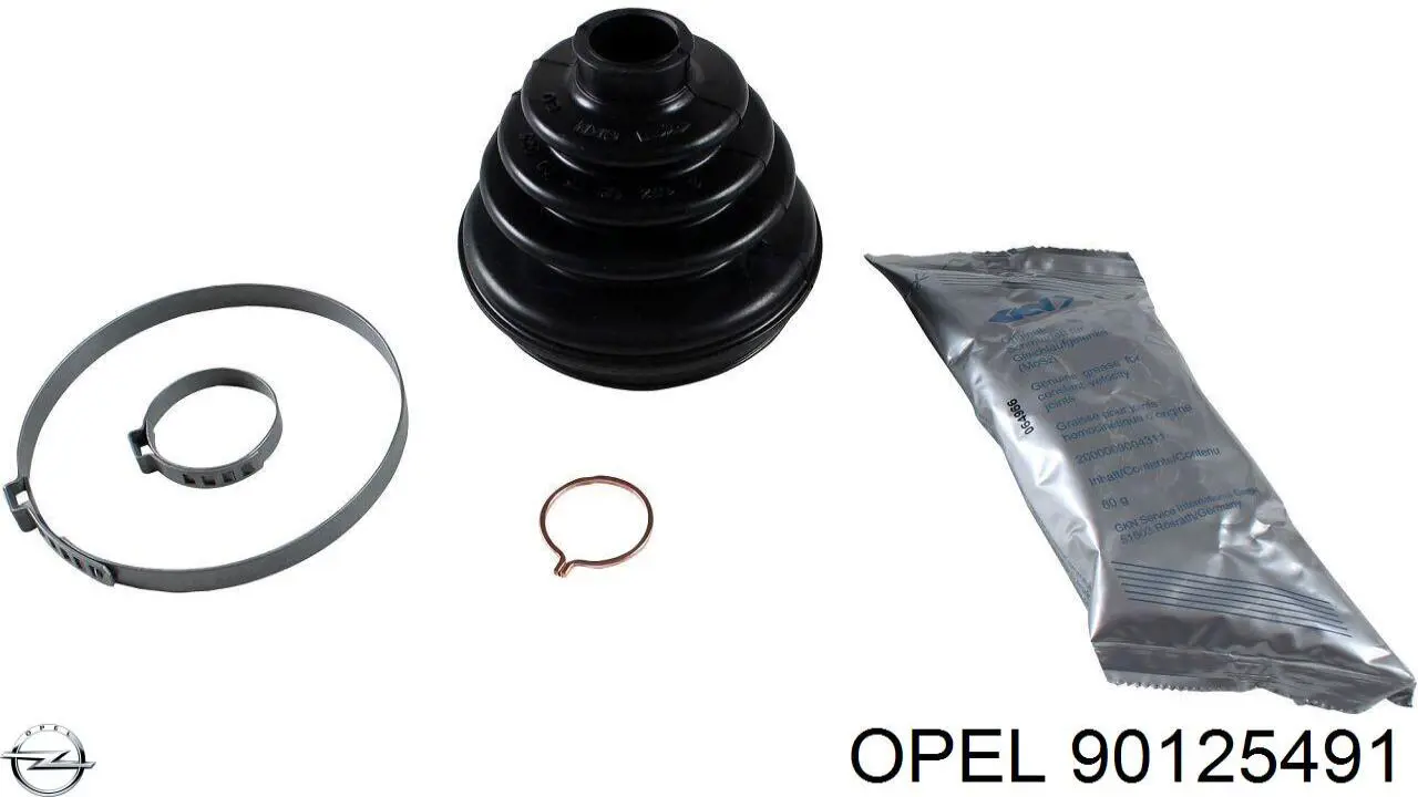 Пильник ШРКШ зовнішній Opel 90125491