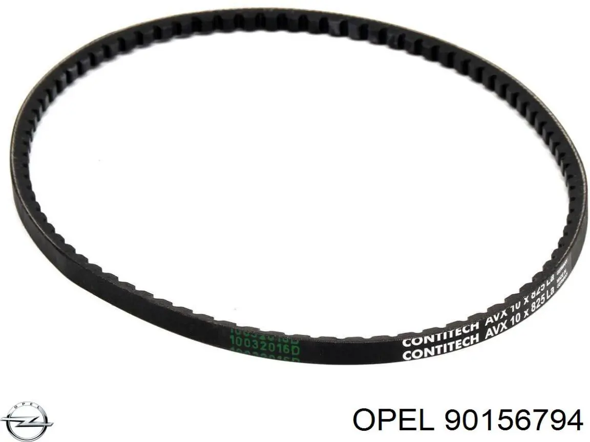Ремінь генератора 90156794 Opel