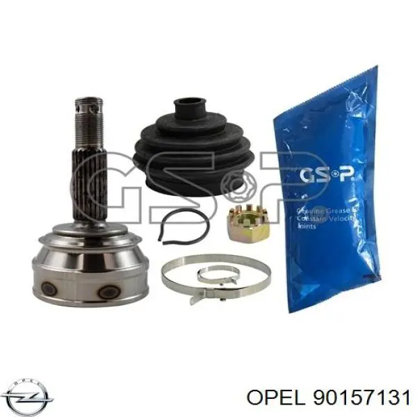 ШРУС зовнішній передній 90157131 Opel