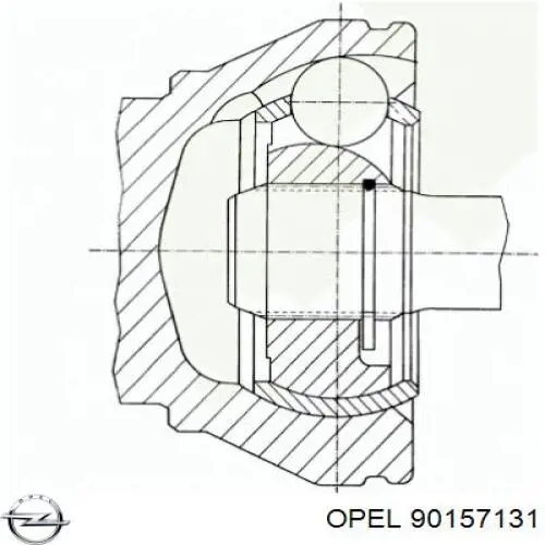 Купити 90157131 Opel Шарнір приводу зовнішній