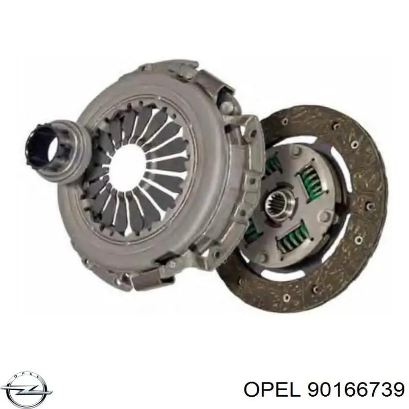 Диск зчеплення 90166739 Opel