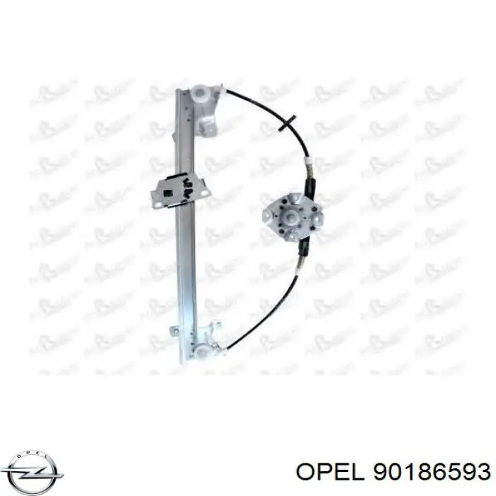 90186593 Opel Підйомник механічний вітрового скла