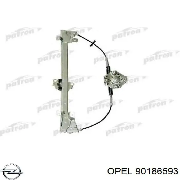 Склопідйомник з електродвигуном Opel 90186593 ціна, від 9.71 USD