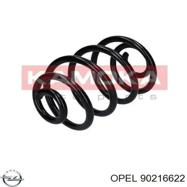 Пружина задня Opel 90216622 ціна, від 25.34 USD