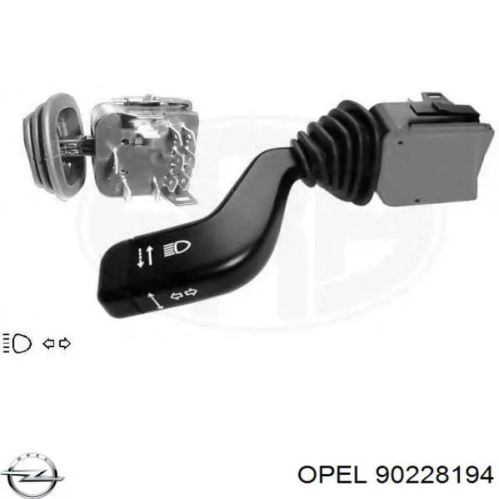 Купити 90228194 Opel Перемикач підрульовий, лівий