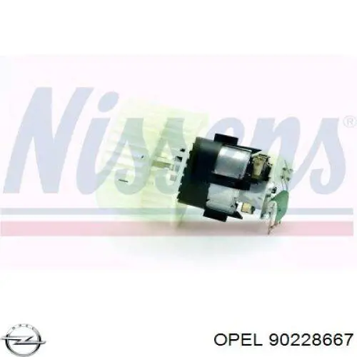 90228667 Opel Електромотор пічки