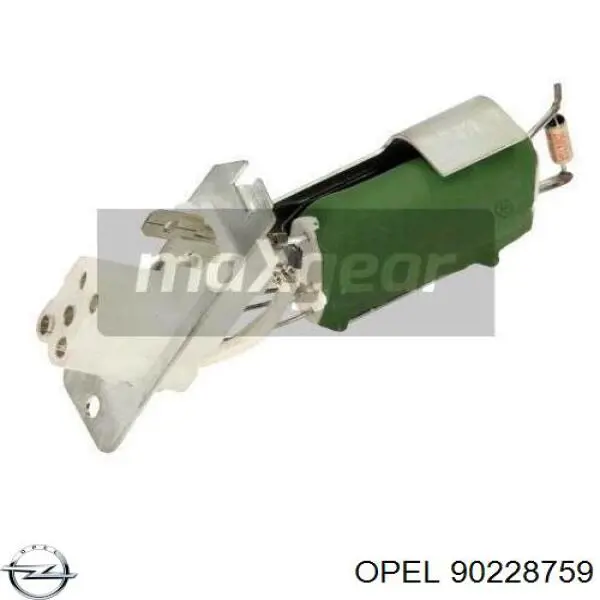 90228759 Opel резистор (опір пічки, обігрівача салону)