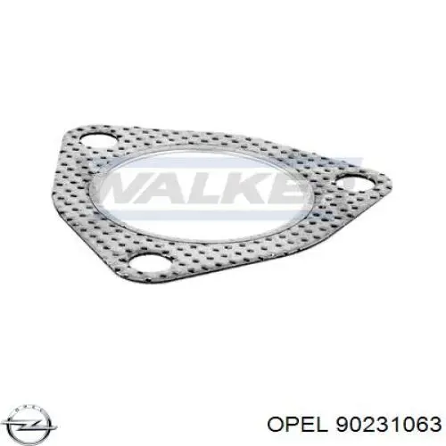 Прокладка каталітізатора (каталітичного нейтралізатора) 90231063 Opel