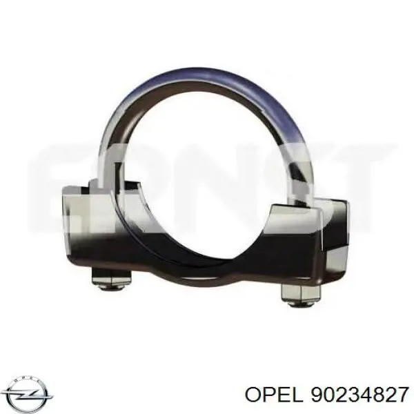 Кронштейн/хомут глушника, передній Opel 90234827 ціна, від 1.55 USD