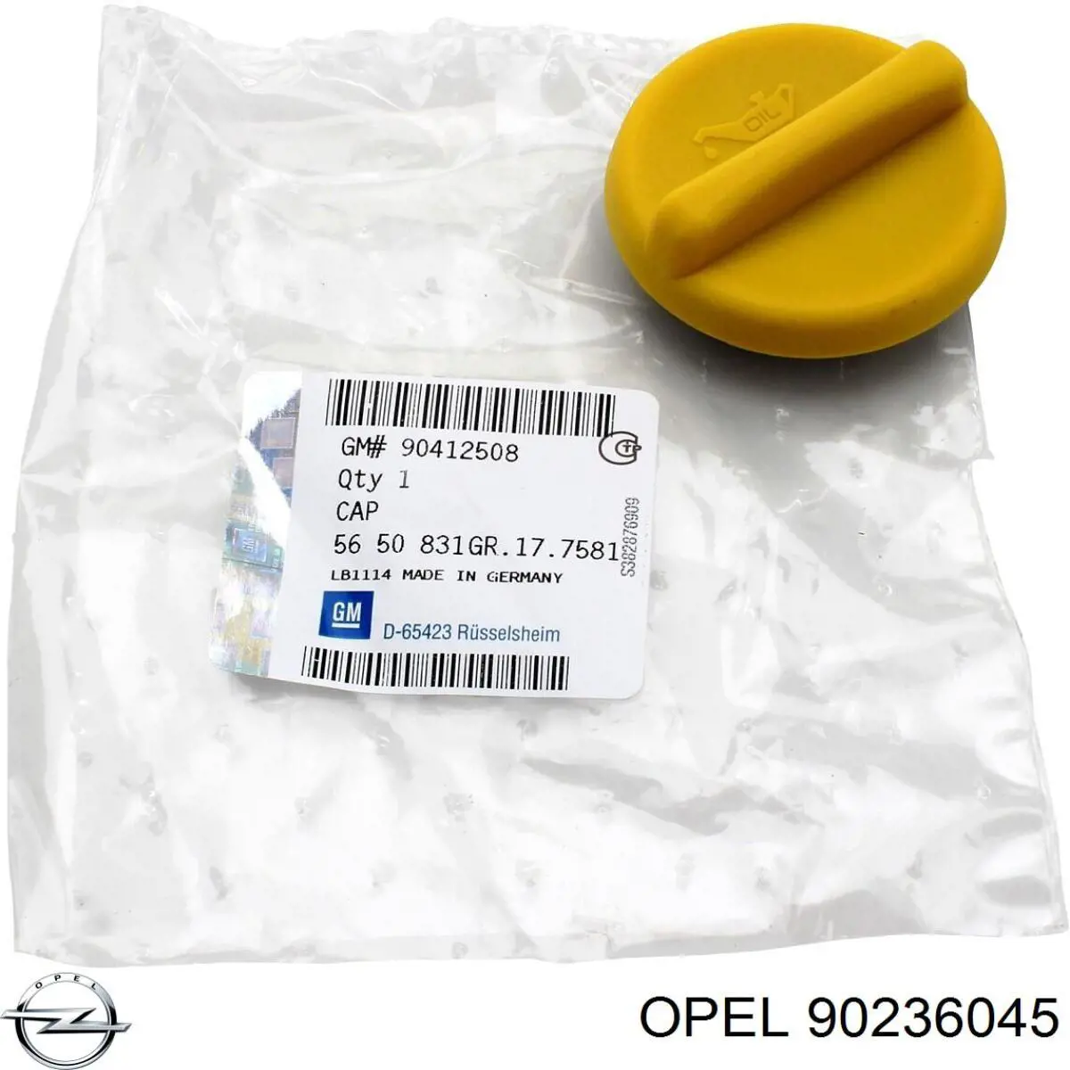 90236045 Opel Пильовик троса ручного гальма