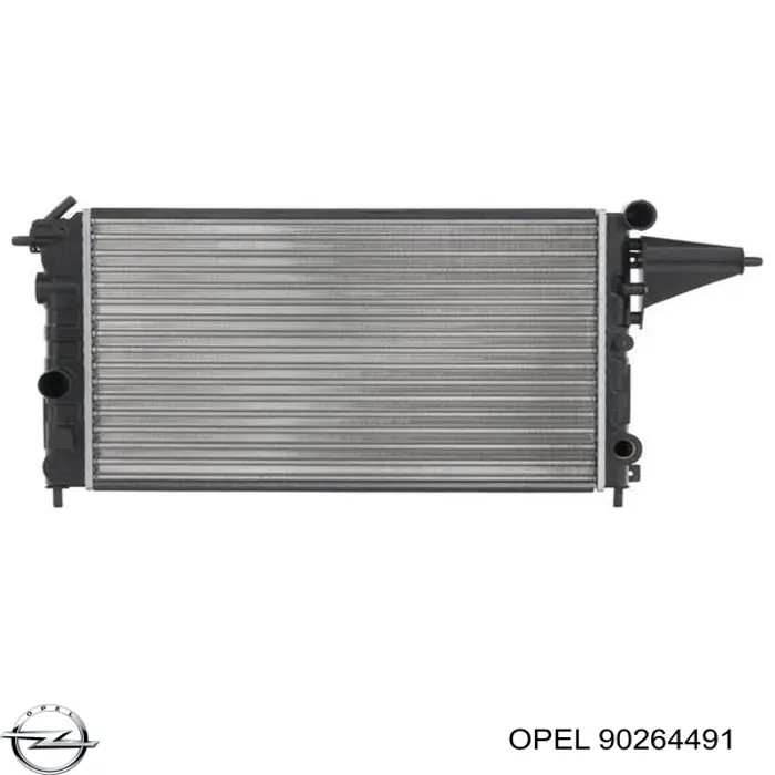 Купити 90264491 Opel Радіатор двигуна