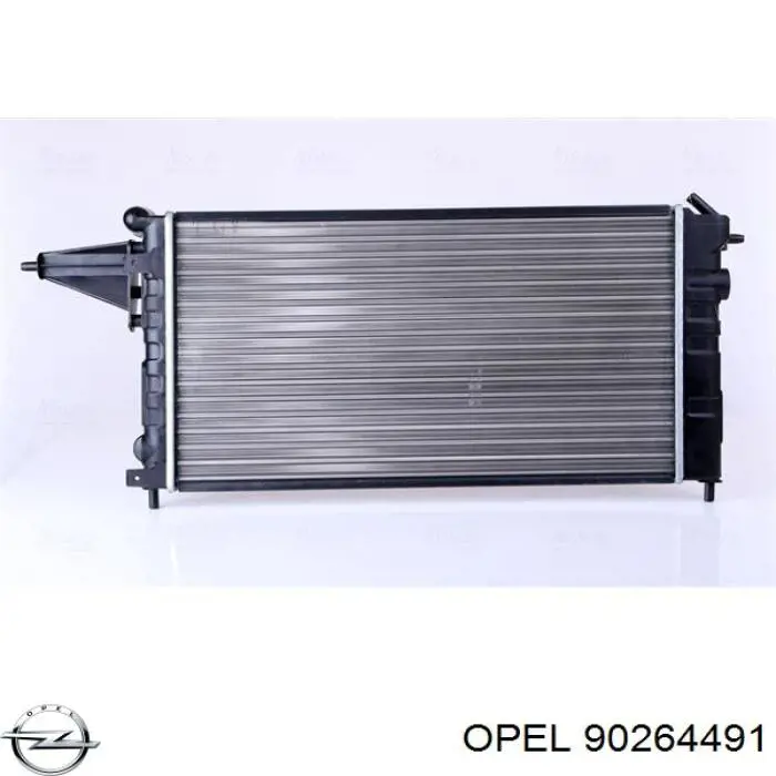 90264491 Opel радіатор охолодження двигуна