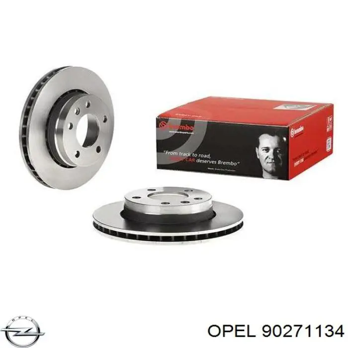 90271134 Opel Гальмо дискове переднє