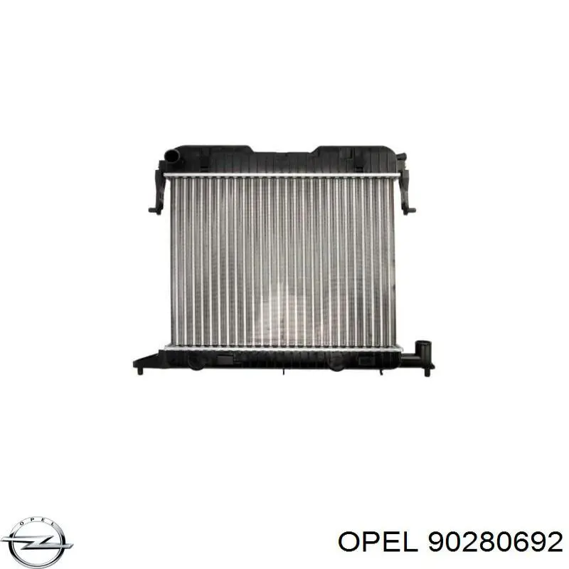 Радіатор 90280692 Opel