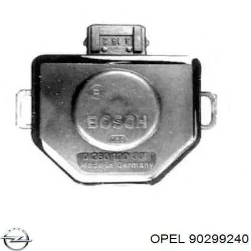 90299240 Opel Датчик положення дросельної заслінки (потенціометр)