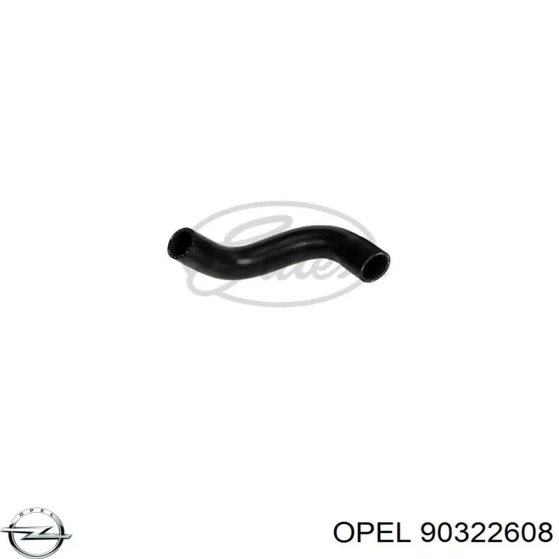 90322608 Opel Патрубок системи охолодження