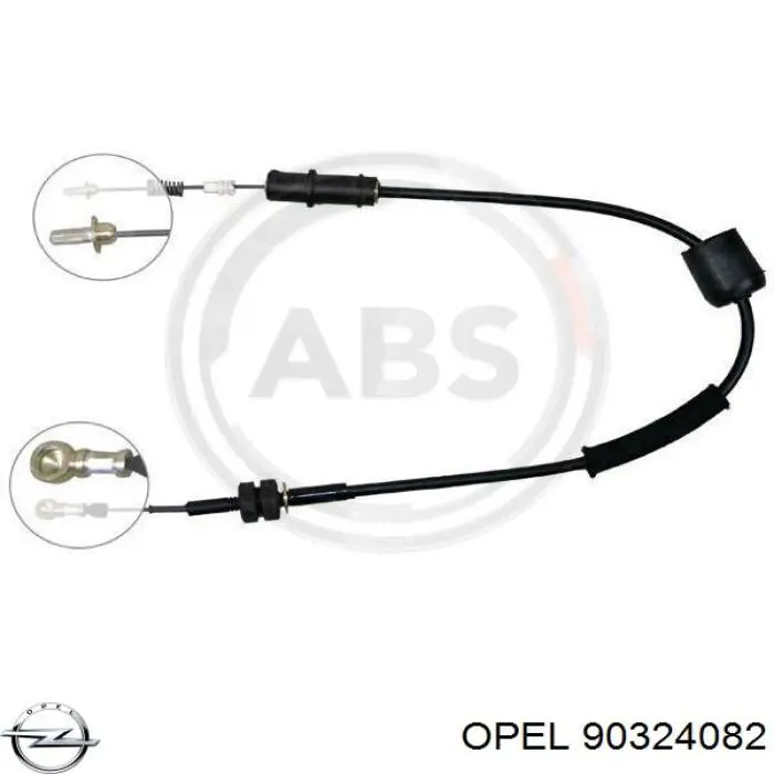 Трос газу Opel 90324082 ціна, від 13.20 USD
