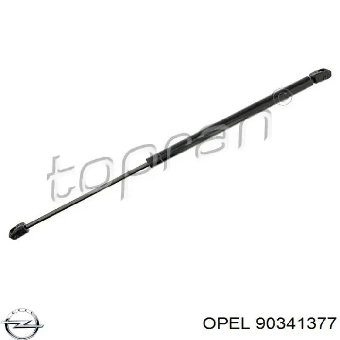 90341377 Opel Амортизатор кришки багажника / двері 3/5-ї задньої