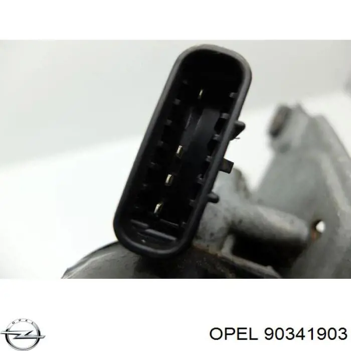 90341903 Opel Мотор склоочисника скла (трапеції)