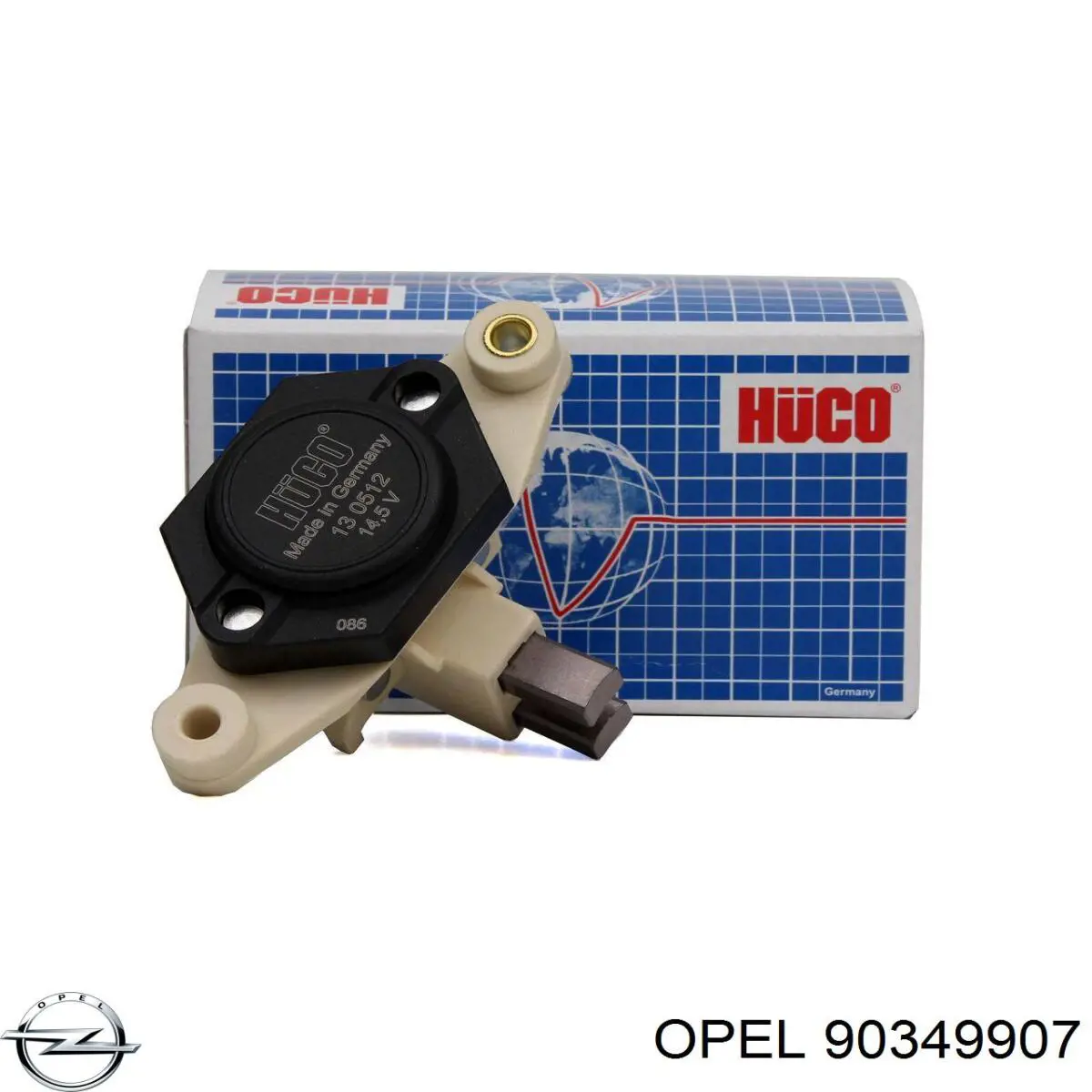 Купити 90349907 Opel Реле регулятор напруги генератора