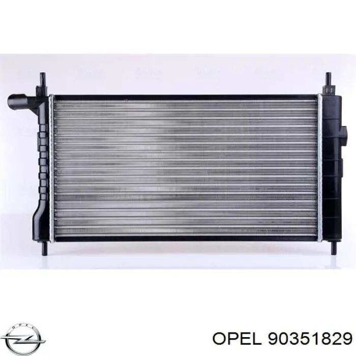 90351829 Opel Радіатор охолодження двигуна