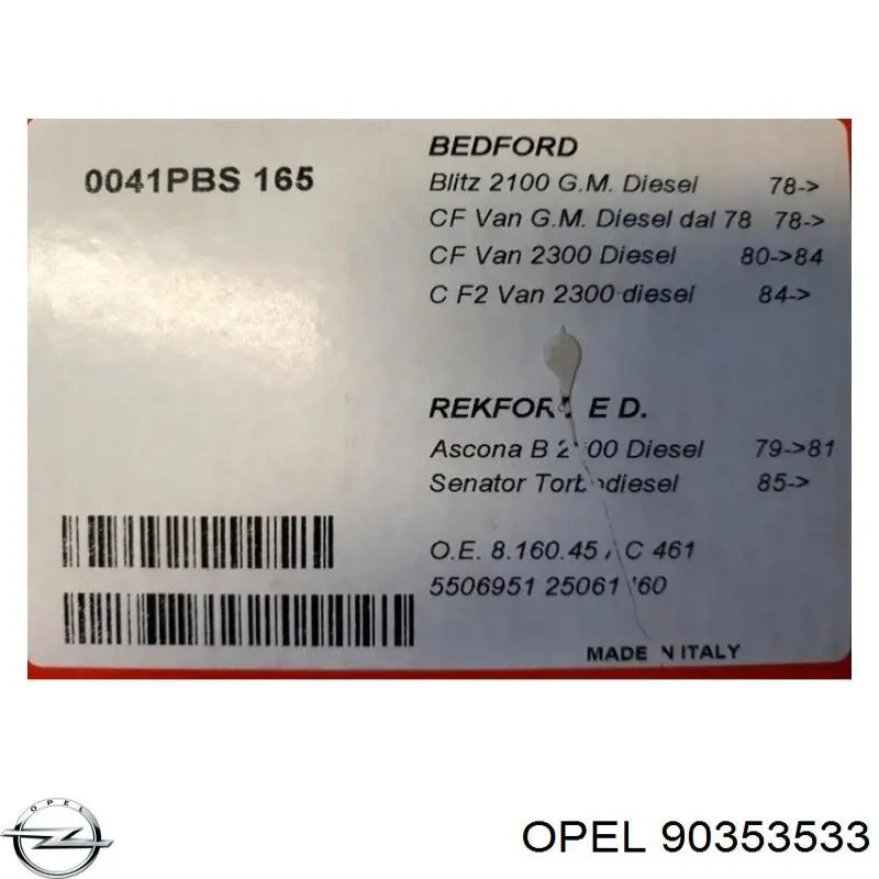 90353533 Opel Паливний насос, механічний