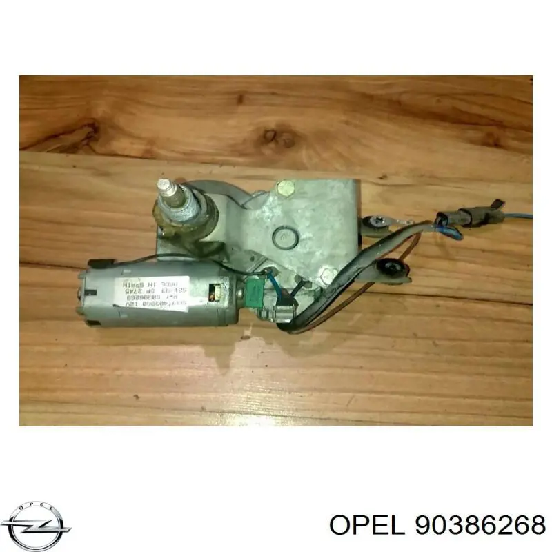 90386268 Opel Моторчик заднього двірника