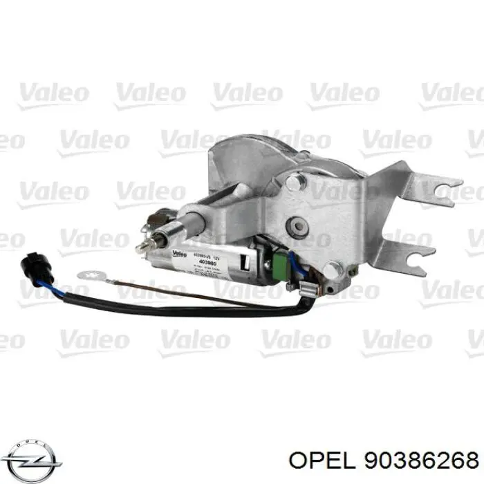 Моторчик заднього склоочисника 90386268 Opel