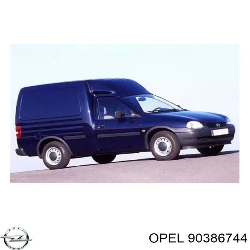 90386744 Opel Прокладка лобового скла