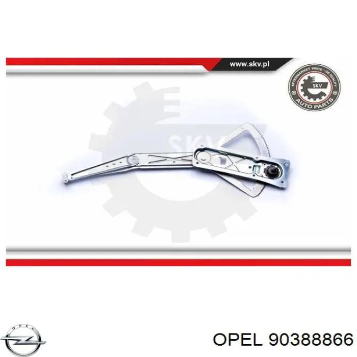 Механізм склопідіймача дверей передніх, правих Opel 0140228 ціна, від 35.27 USD