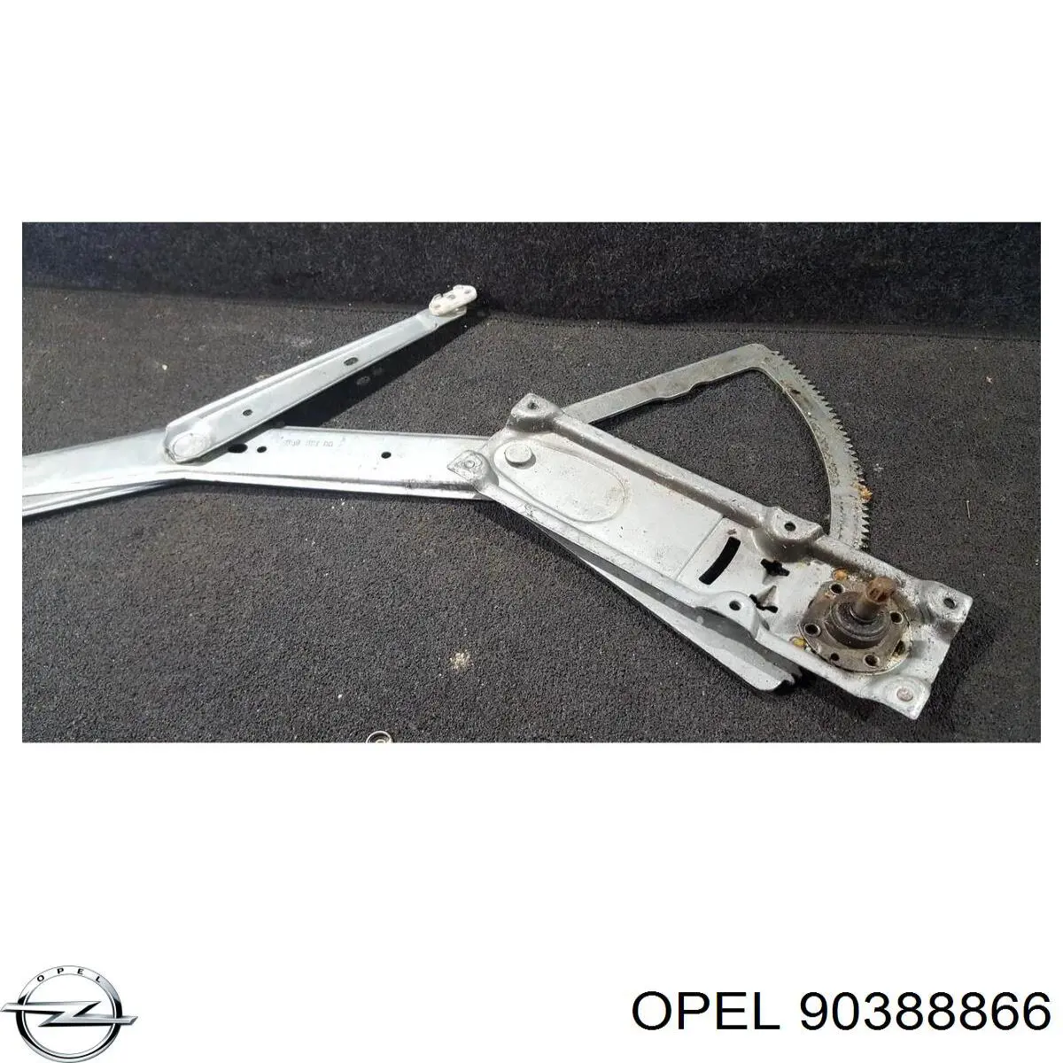 Механізм склопідіймача двері передньої, правої 0140228 Opel