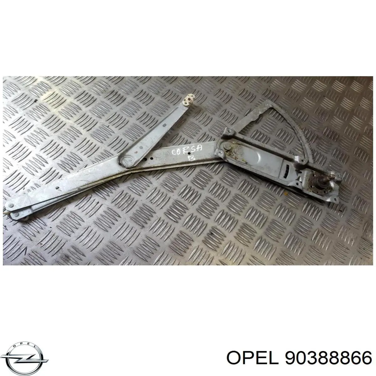 Механізм склопідіймача двері передньої, правої Opel 0140228