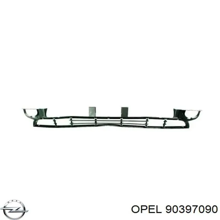 Купити 90397090 Opel Накладка бампера переднього, права