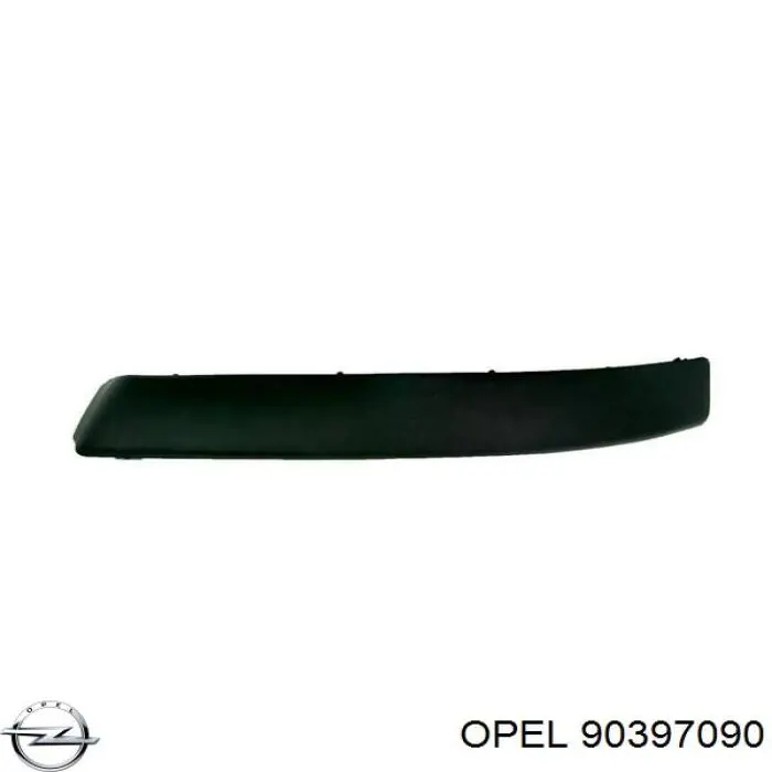 Переднє праве ікло бампера Opel 90397090