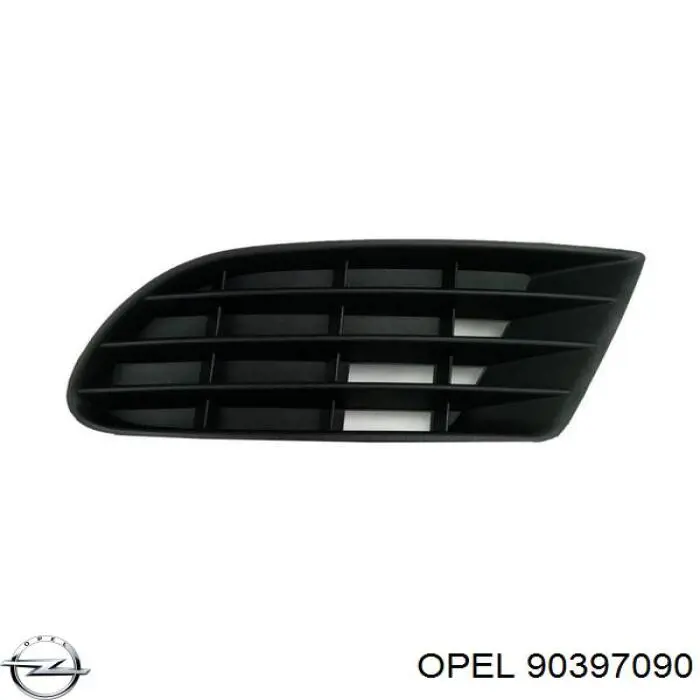 Молдинг бампера переднього, праве Opel 90397090 ціна, від 11.01 USD