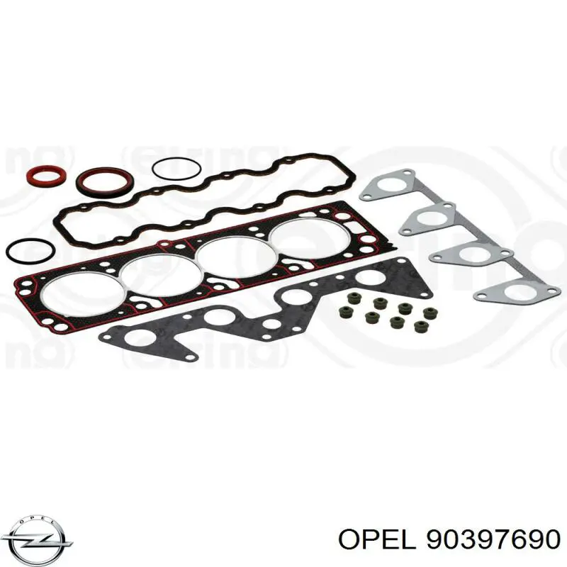 90397690 Opel Комплект прокладок двигуна, верхній