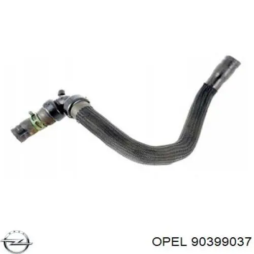 90399037 Opel Глушник, задня частина