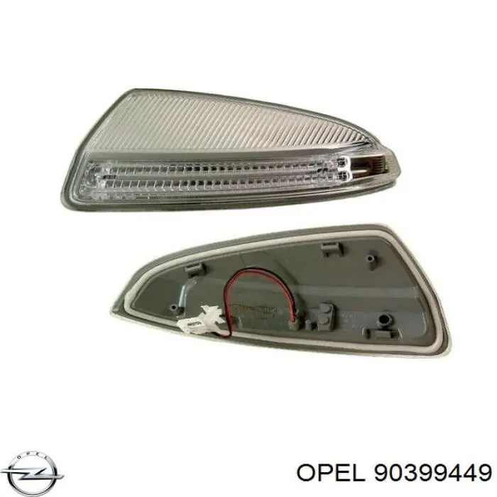 Вказівник повороту лівий 90399449 Opel