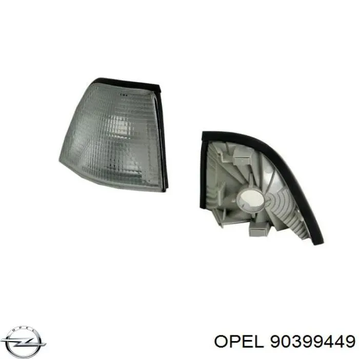 Лівий покажчик повороту Opel 90399449 ціна, від 8.87 USD