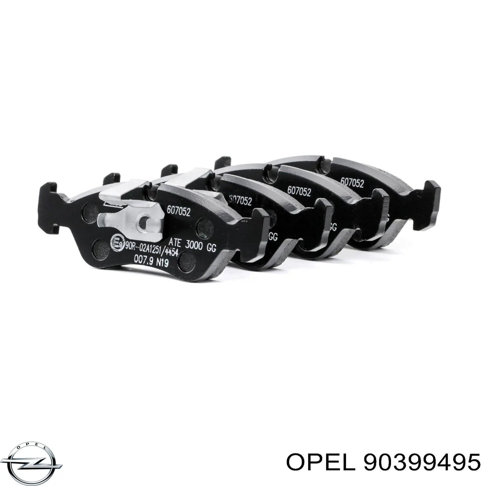 Гальмівні колодки Opel 90399495 ціна, від 17.17 USD