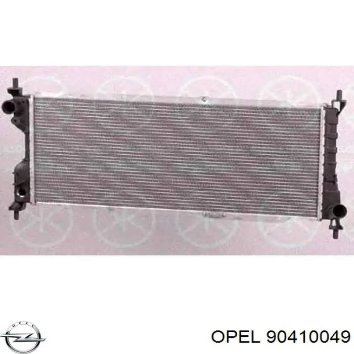 Радіатор основний Opel 90410049 ціна, від 45.45 USD