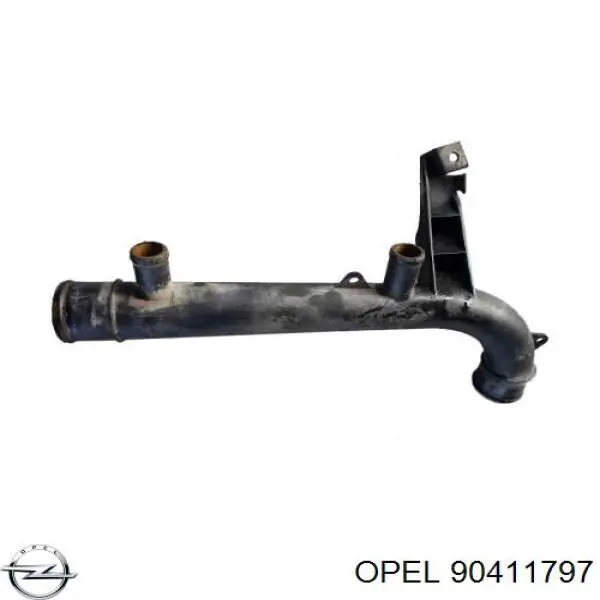 1336081 Opel фланець системи охолодження (трійник)
