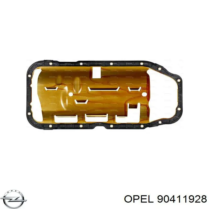 Прокладка піддону картера двигуна Opel 90411928 ціна, від 26.32 USD