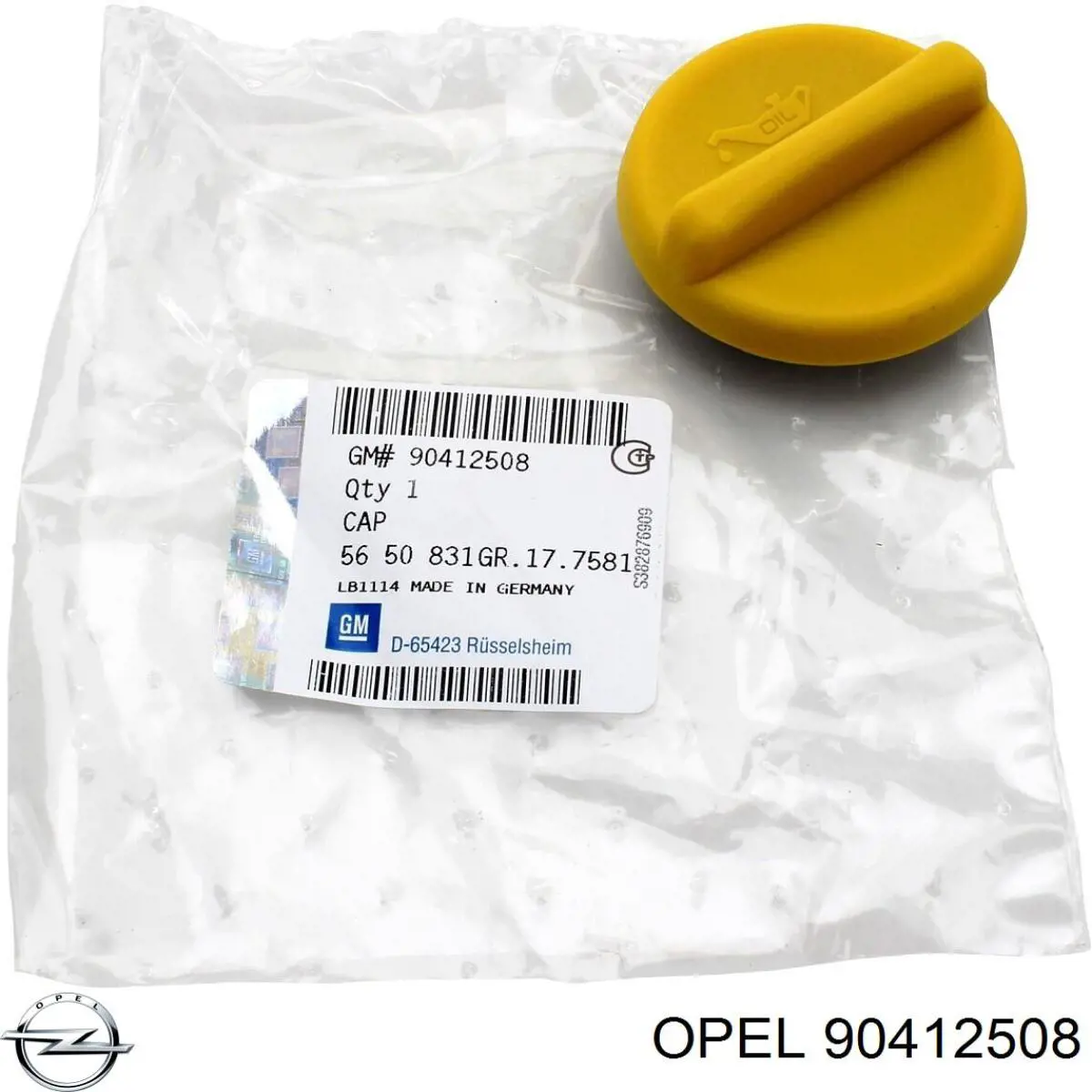 90412508 Opel кришка маслозаливной горловини