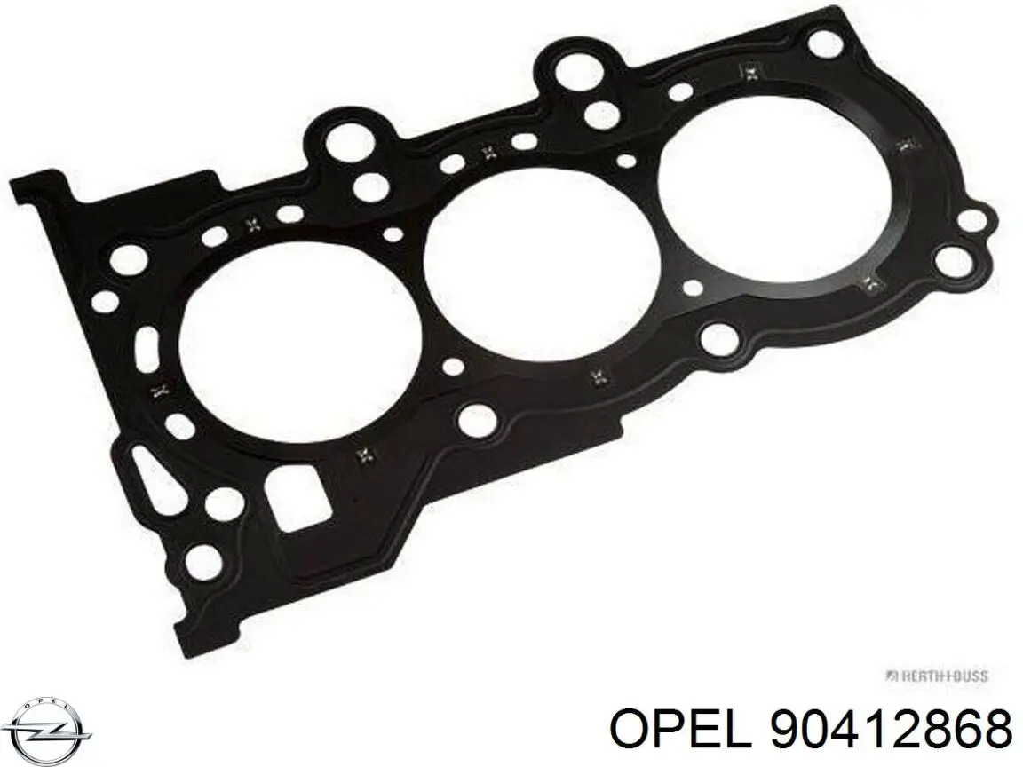Прокладка клапанної кришки двигуна, задній сегмент 90412868 Opel