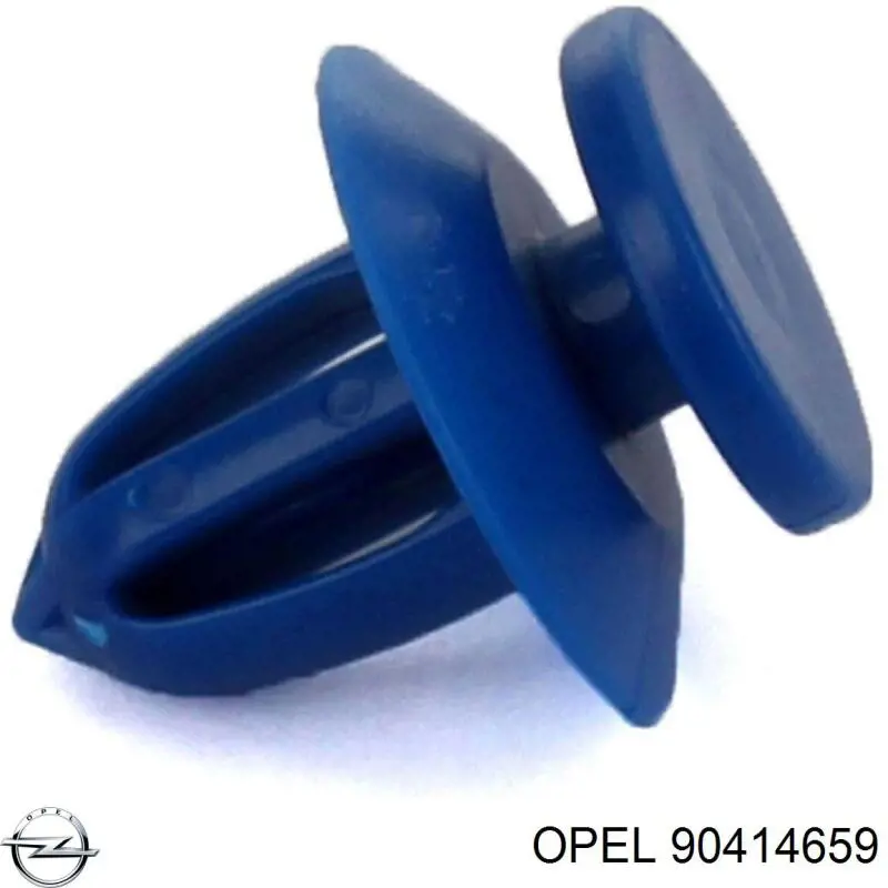 90414659 Opel Пістон (кліп) кріплення бампера заднього
